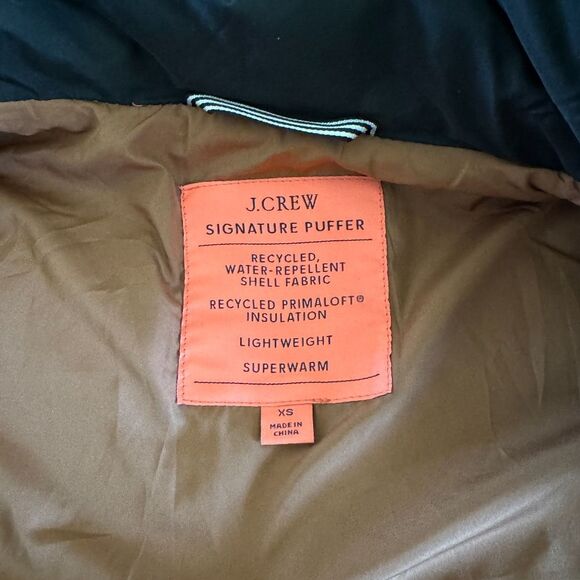 J. Crew Signature Puffer Vest - Quilted - Black | Size XS - Picture 10 of 11